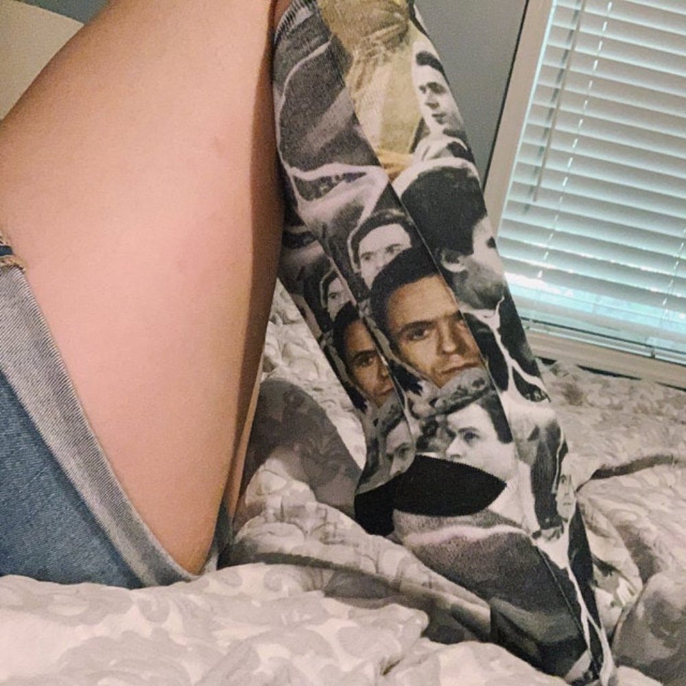 Ted Bundy Socks Ted Bundy Collage Socks - Picture 2 of 2